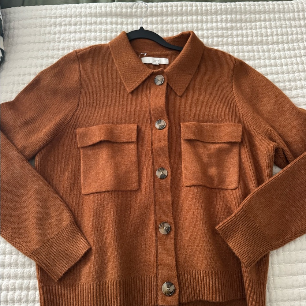 LOFT Women's Rust Sweater